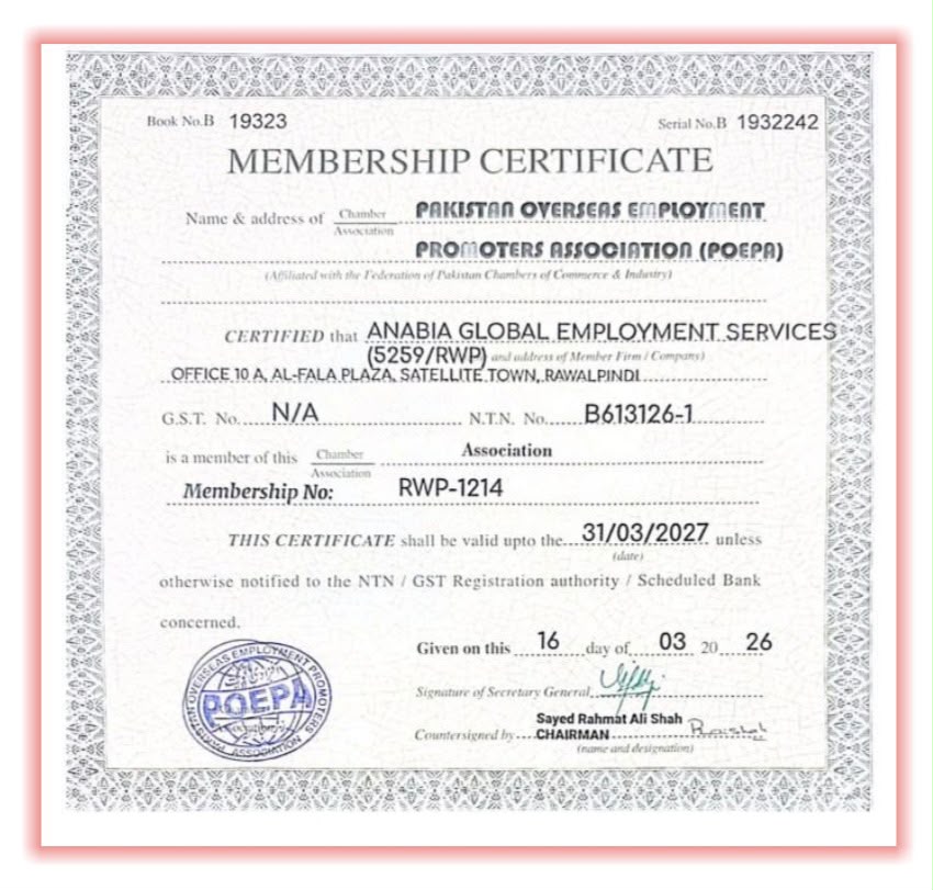 Consular Delegation Order